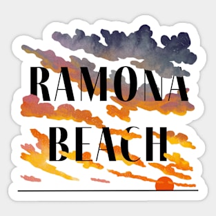 Ramona Beach Sticker